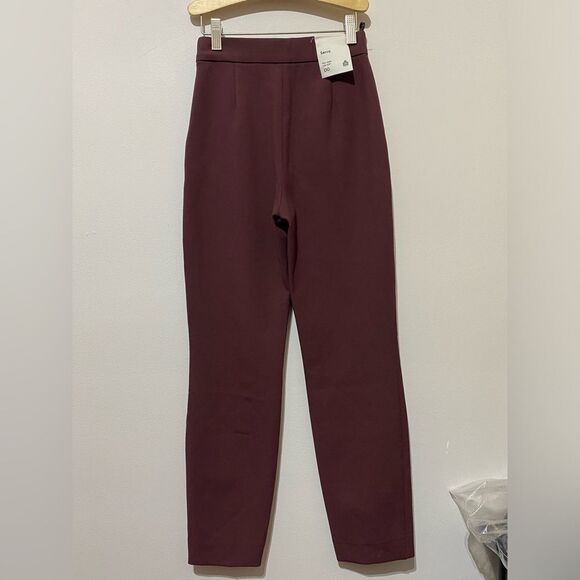 NWOT Aritzia Babaton Serra High Rise Slim Trouser Pants - Picture 2 of 4